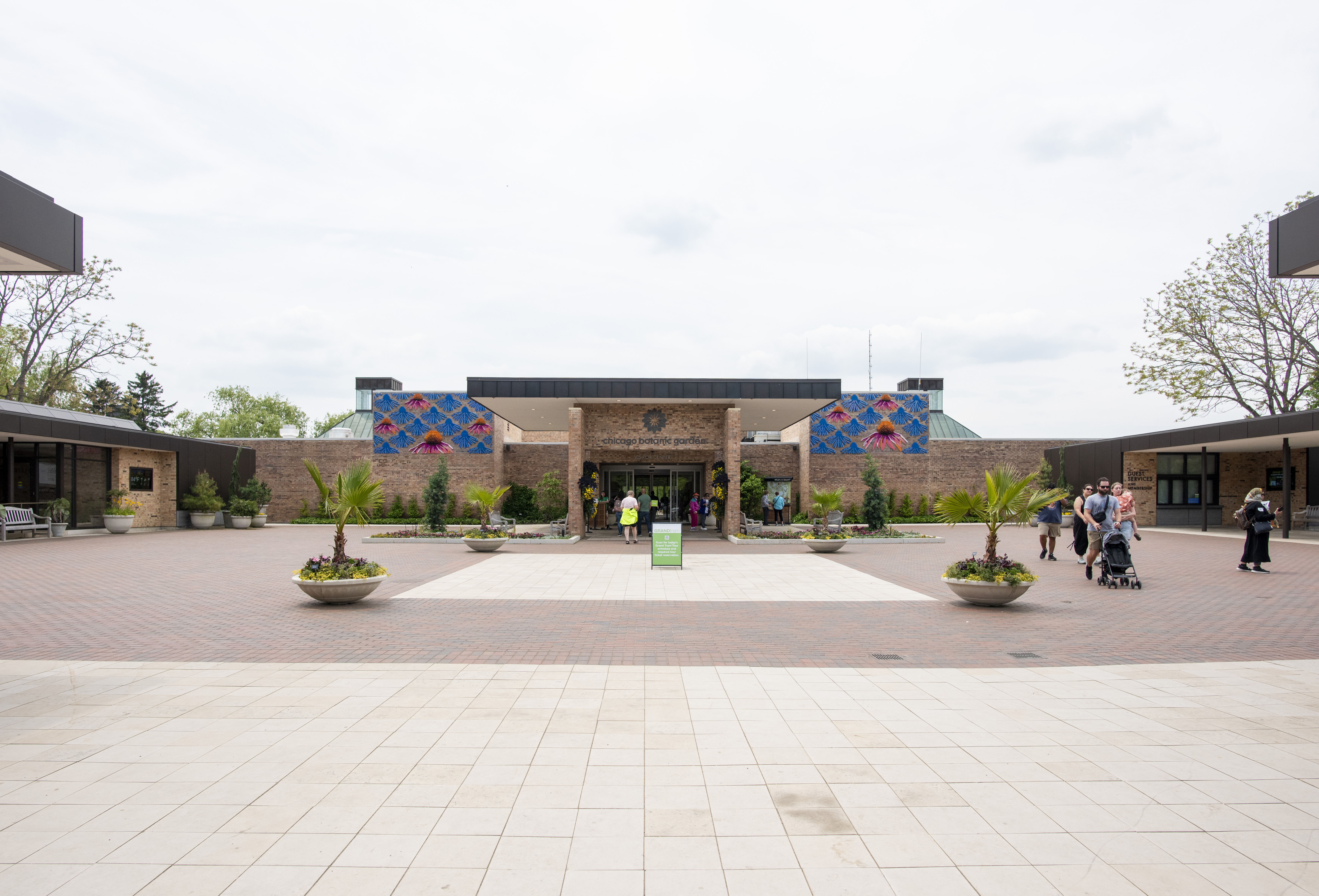 Chicago Botanic Garden textile mural